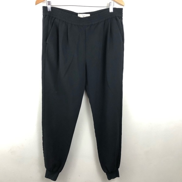 Joie Black Mariner Ankle Jogger Pants S - Picture 2 of 11